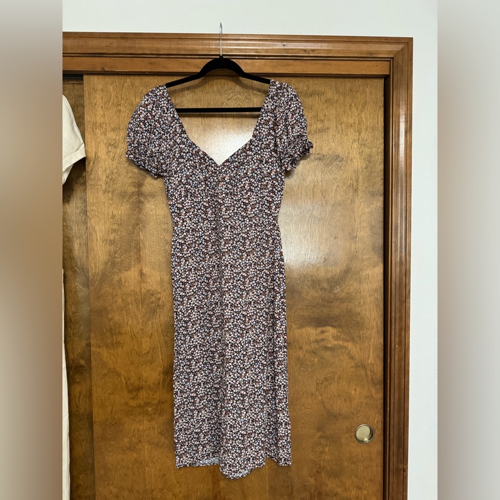 Billabong Black Puff Sleeve Sundress